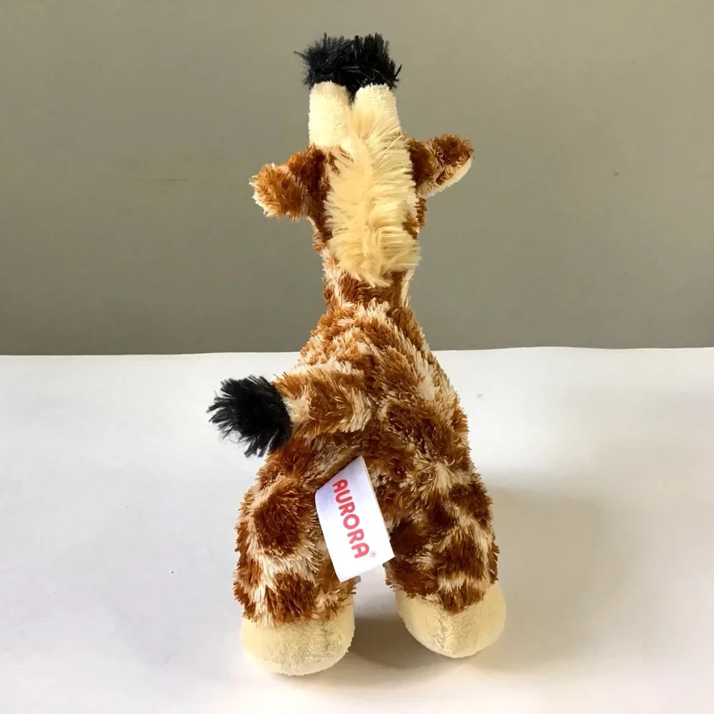 Aurora Gigi Giraffe Plush Stuffed Animal Mini Flopsies Weighted Beanbag 8”